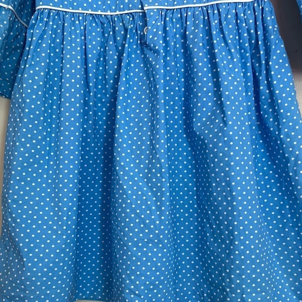 Eleanor Rose Blue A-line Bell Sleeve Dress